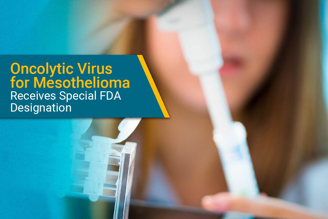 oncolytic virus for mesothelioma in lab testing