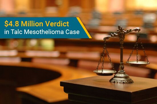 $4.8 Million Verdict in Talc Mesothelioma Case