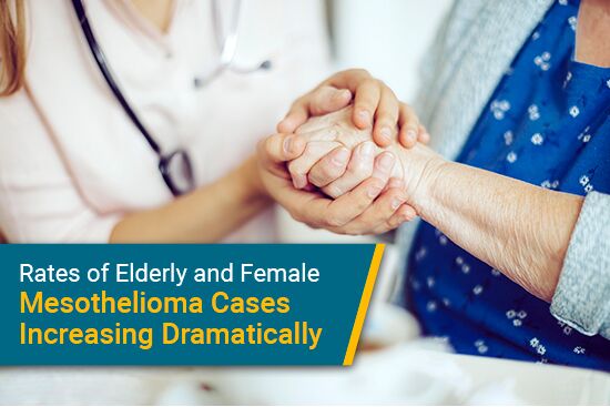 Rates of Elderly and Female Mesothelioma Cases Increasing Dramatically