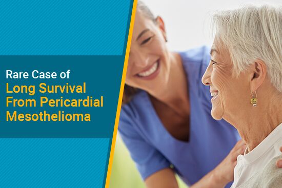 nurse talks to patient with mesothelioma cancer