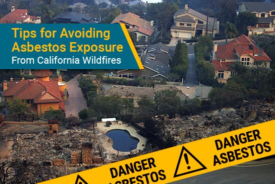 asbestos exposure from California wildfires