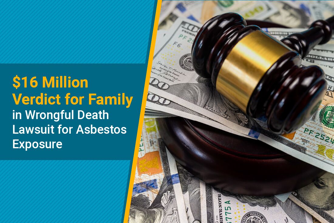 asbestos lung cancer wrongful death verdict in Washington state
