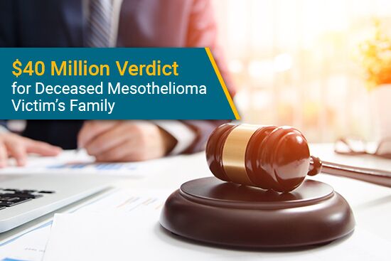 mesothelioma verdict in Cook County, Illinois