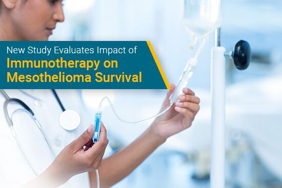 New study evaluates the impact of immunotherapy on mesothelioma survival