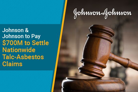 J&J to pay $700m to settle talc-asbestos claims