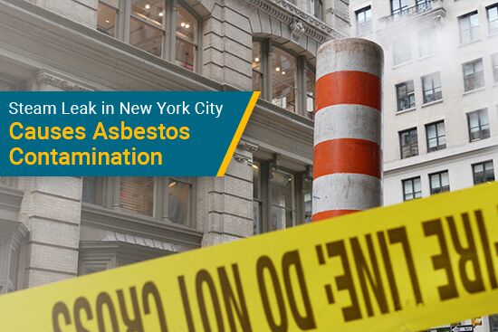Steam pipe leak in NYC spews asbestos