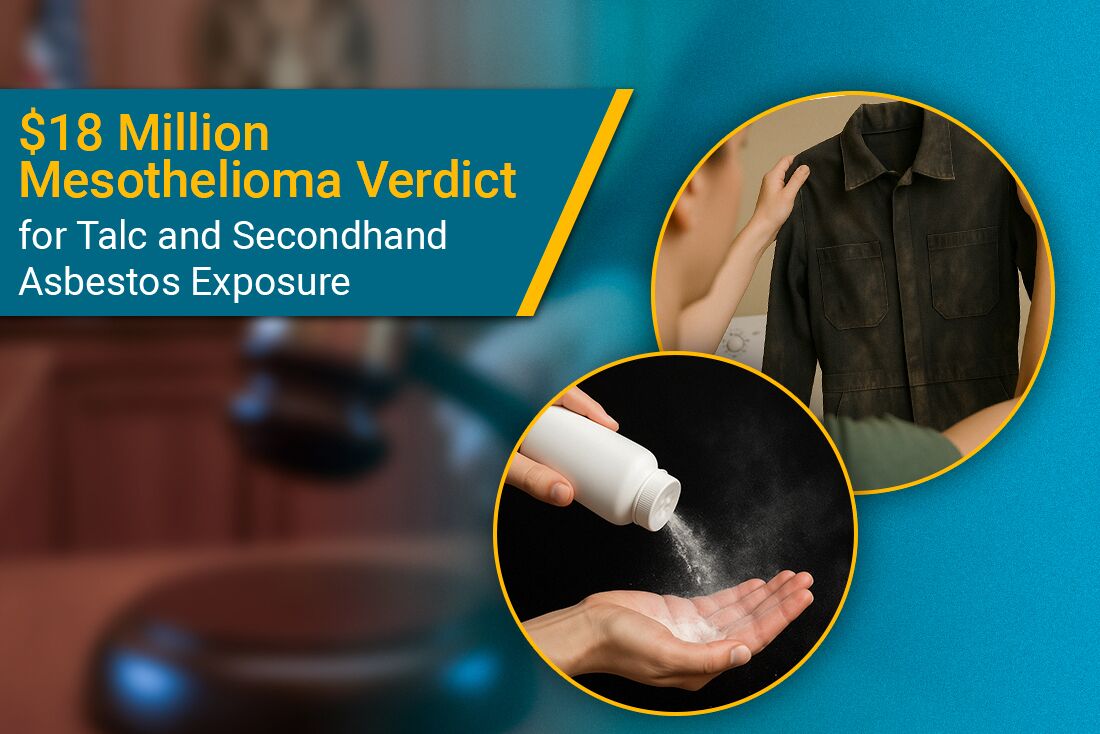 talc asbestos exposure and secondhand asbestos exposure for person with mesothelioma