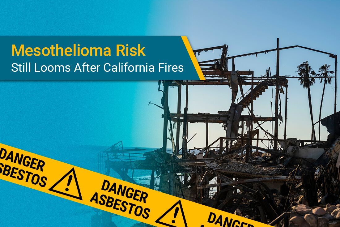 mesothelioma risk in California wildfires